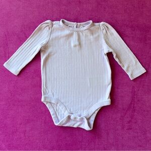 GAP Long Sleeve Pointelle Bodysuit